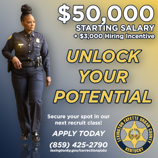 Interested in becoming a corrections officer? We are hiring.